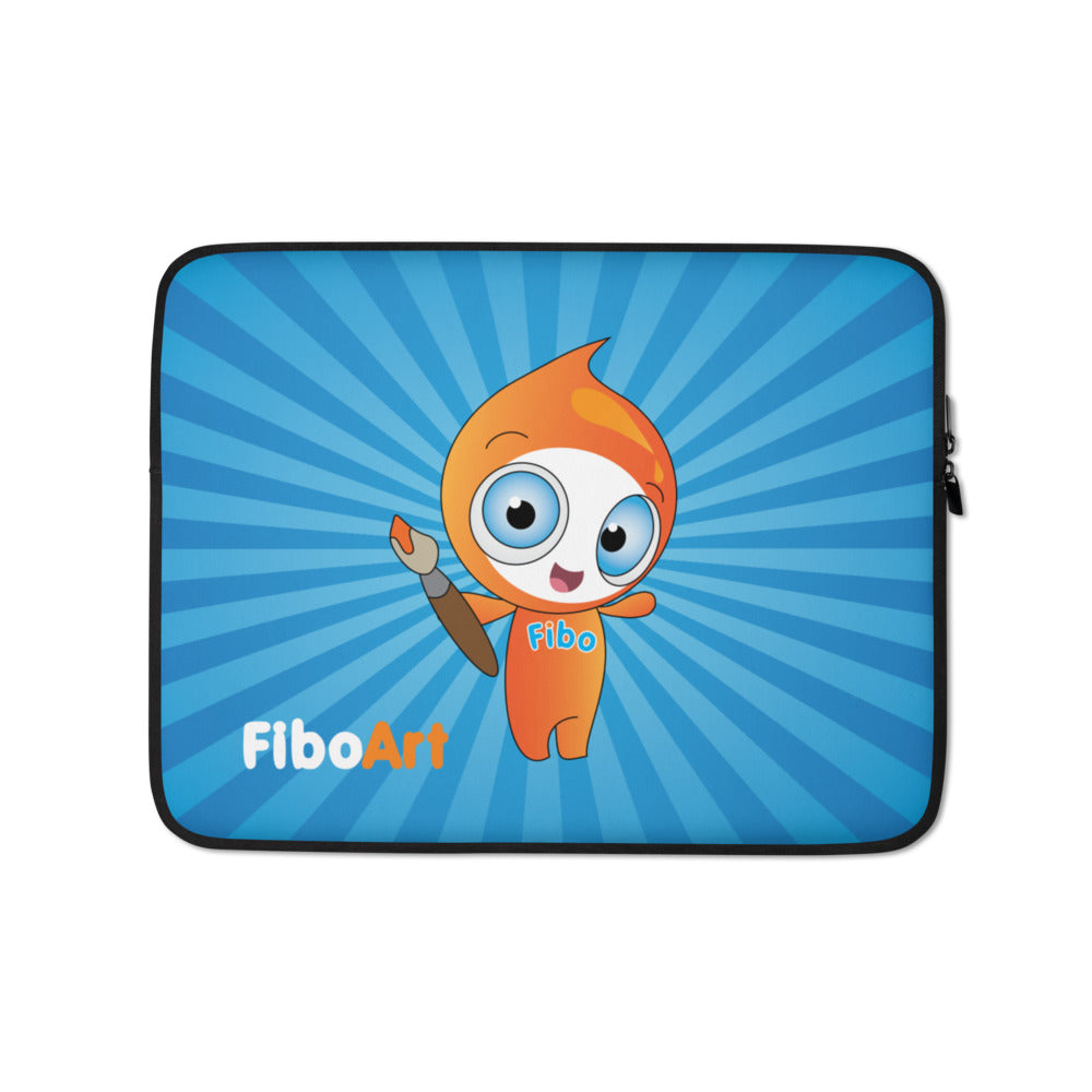 Fibo Blue Laptop Sleeve